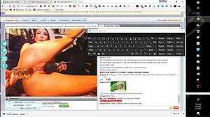 I Used a Huge Dildo on My Tits for Pleasure