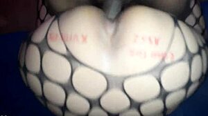 Bent over, the peruvian amateur with big ass gets interracial doggystyle fucking