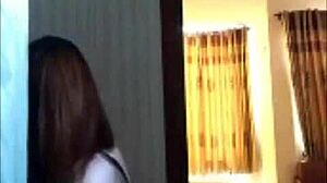 Ha Yen bends over for doggystyle fucking and blowjob with big tits pornstar in bathroom quickie