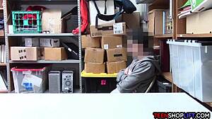 Milf Mall Cop Blackmails Young 18+ Guy Into Sex