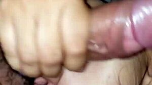 Puta eagerly sucks cock for cash