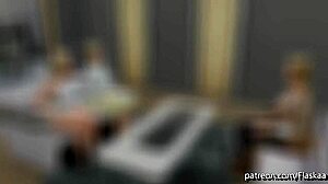 I just can’t believe how wild this friendly futanari family gets together