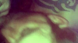 Deepthroating a shemale's monster cock with intense sucking action