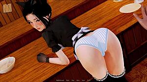 Playing harem hotel game in room 325