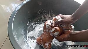 Behind The Scenes Sex Doll Gets Creampie