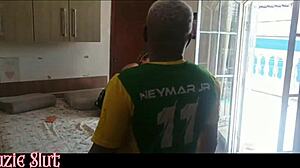 Pool guy drills my ass hard inside