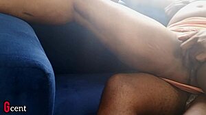 Hidden camera films hot wife touched by house boy!