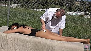 dr grey works magic with an outdoor public massage on me