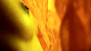 lay her down, the indian beauty, in a serene setting for a dance