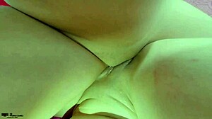 Wild jav hd stocking porn video contrasts pantyhose legs and crazy asian pussy action