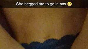 Real Snapchat Fuck- Cheating Cumslut Begs For Creampie -Richelle Rose