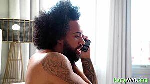 I'm the busty masseuse fucking outdoors