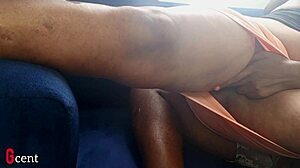 Hidden camera films hot wife touched by house boy!