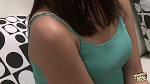 she looks yummy next to big experienced man who pounded her old and young hard