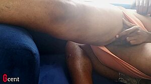 Hidden camera films hot wife touched by house boy!