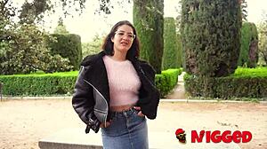 Babybel went from virgin at 18 to hard interracial pounding fast