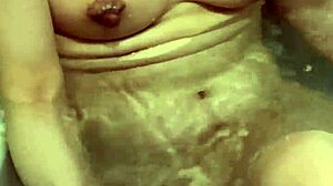 Wife Washes Body Slowly In Bath Before Sex, I Touch Her Nipples And Get Excited