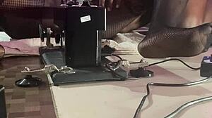 Bintang Porno Memek Hitam Kongkek Mesin Seks Lancar