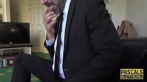 Dominated sub throats with rough hardcore fetish