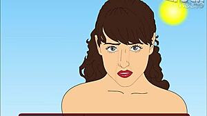 Group Vacation with Big Tits and Voyeur Fun