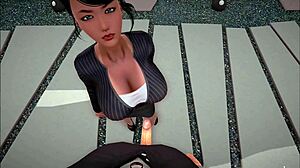 Teen 18+ Becomes Bitch Toy in 3D Anime Family Game