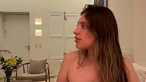 we finger and kiss in the living room with people around