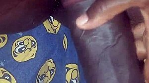 Rub that hairy pussy with big black cock and fuck hard!