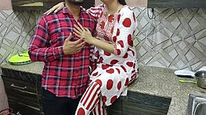 Sexy Stepmom Saara Lets Curious Stepson Assfuck Her in Kitchen Scene