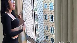 Sucked Hot Real Estate Agent While She Showed Apartment