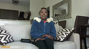 big black ass teen sits on producer’s monster cock at audition!