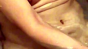 Wife Washes Body Slowly In Bath Before Sex, I Touch Her Nipples And Get Excited