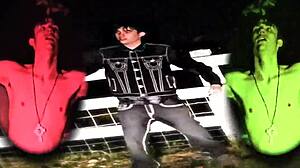 Black gay performers in sematary themed music video