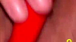 i ripped her clothes for a quick juicy fuck on the bed spreadin her wide with toys till she orgasms