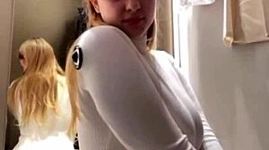 Ever tried banging in a public fitting room? It's wild!