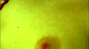 brunette teen flashes big tits on cam