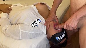 Horny Stepmom Begs Stepson To Fuck Her Mouth And Pussy