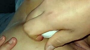 LATINA ENJOYS ANAL WITH VIBRATOR IN BEDROOM