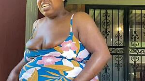 Ebony Submissive Cums Fantasizing About Her Daddy's Big Clit and Ass