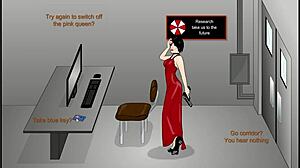 lets play... ada wong vs pink queen with toys!