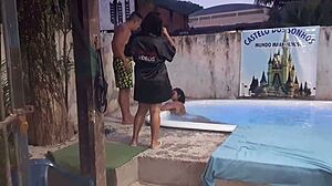 Let Boyfriend Fuck Samantha Squirt At Party With Thales Milleto And Fada Mel