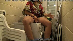 Horny stepmom tells stepson to lick her pussy