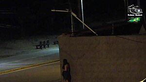 i got caught by the beach security camera, full video on xvideos red