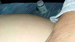 LATINA ENJOYS ANAL WITH VIBRATOR IN BEDROOM