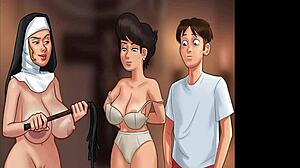 Two girls engage in hot missionary fucking during intense chudai session.