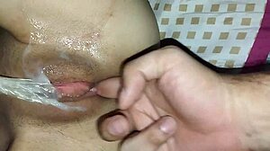 My Colombian stepsister got horny so I put on condom to fuck her pussy but she removed it for bareback creampie in amateur homemade video.