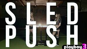 Emotional Workout with Sarati and Big Ass Babes.