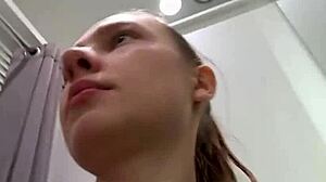 Hey masturbate in changing room with wet pussy close up