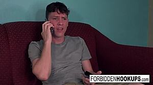 Busty Brunette Banged by Her Step-Brother