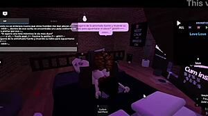 Roblox blonde's rough BBC encounter.