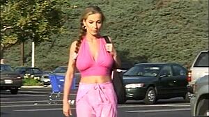 Mature cougar turns naughty at night with hardcore outdoor toy riding in part 1